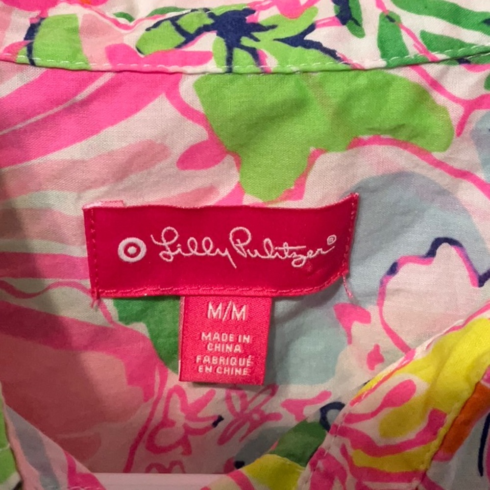 Lilly Pulitzer Colorful Floral Top